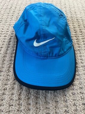 Nike Bright Blue Running/golf dri fit hat